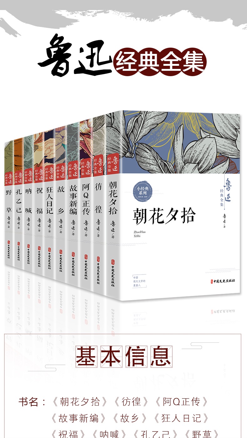 鲁迅经典全集 全十册 图1