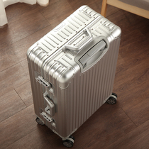 Dream Full Metal Aluminum Magnesium Alloy Pull Lever Case 24 inch 26 Suitcase Den Case Large Capacity Suitcase 28 male and female