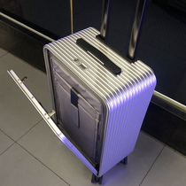 More Dreams Front Opening Boarding Box Suitcase Woman Side Open Suitcase Small Number Business Trip Computer Pull Rod Box Men