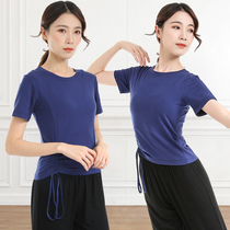 Dance practice clothes coat womens short sleeve shape training costume modal dance clothes modern classical dance summer