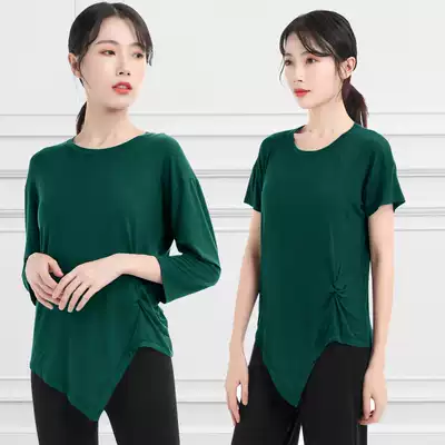 Dance practice clothing body training costume female summer New loose modal classical dance Chinese Dance Dance Dance Top