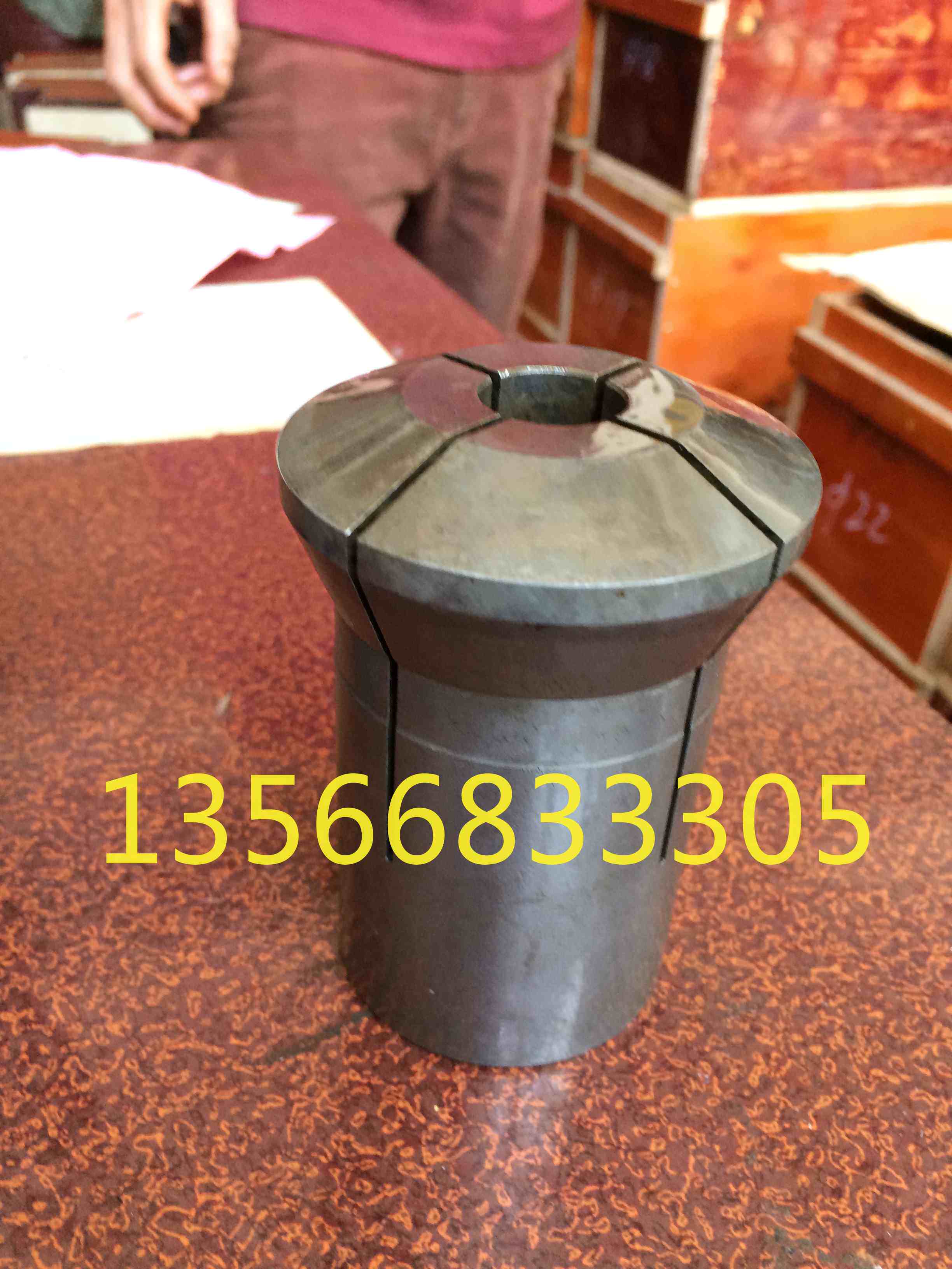 Meter numerical control lathe elastic clamping head quench finished product Huafeng 62M7 small head 4 open pore-Taobao