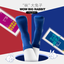 Zake big white rabbit pure cotton mens and womens socks personality ins tide cute cartoon couple socks mid-tube socks creative stockings summer