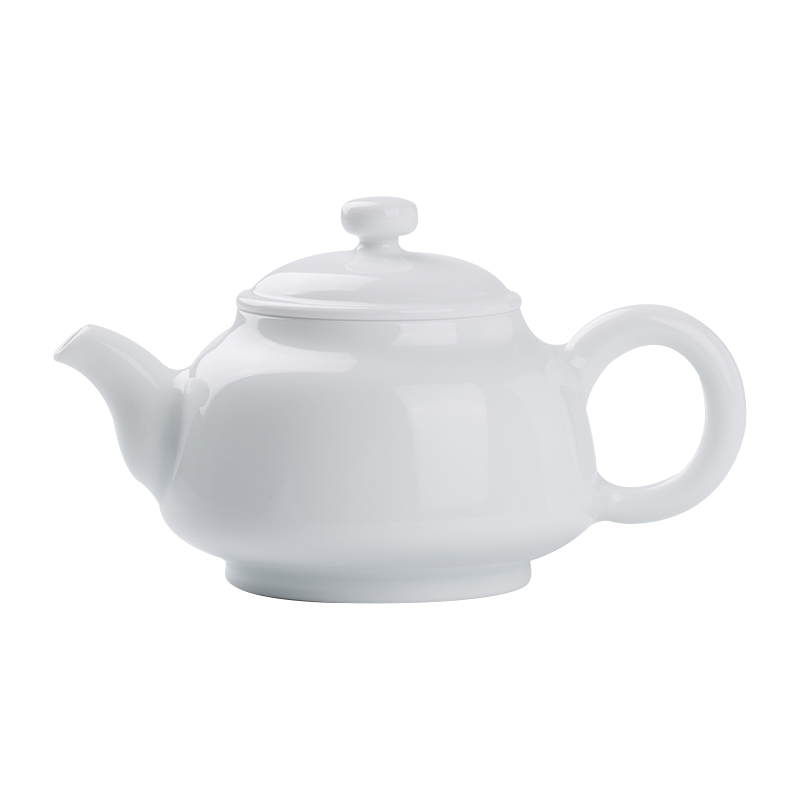 Jingdezhen up the fire which ceramic single white porcelain teapot kung fu tea set household size belt filter pot of the teapot