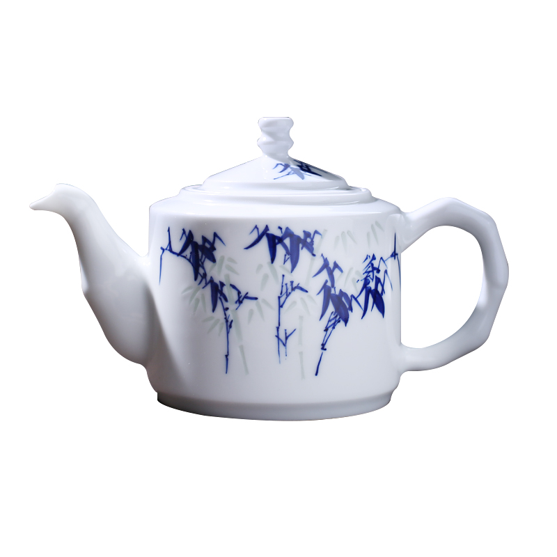 Jingdezhen up fire ceramic teapot single pot which is blue and white and exquisite hand - made kung fu tea set home make tea