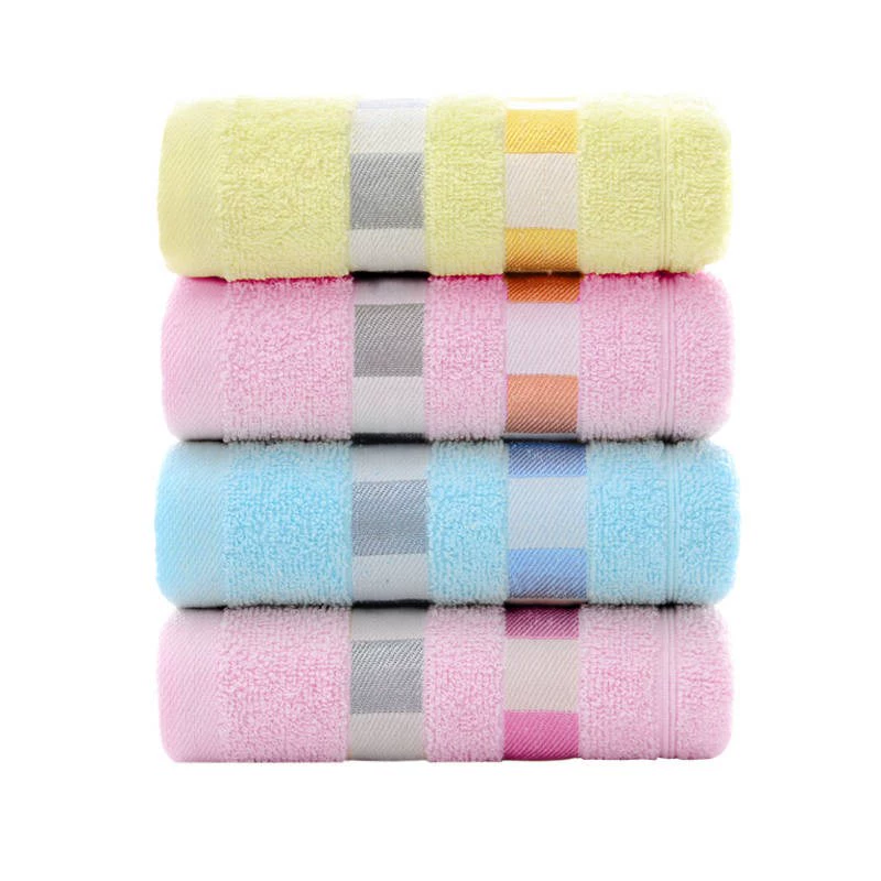 Khăn bông 4 gói, sỉ đồ gia dụng người lớn chất cotton dày dặn, mềm mại, thấm hút tốt, không xơ vải khăn mặt - Khăn tắm / áo choàng tắm