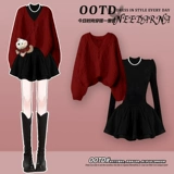 Красный оберег на день рождения, летняя мини-юбка, осенний, изысканный стиль