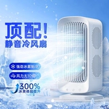 Настольный кондиционер вентилятор охлаждающий встряхивание головы безлистно вентилятор охлаждение тихое перезаряжаемое маленькое вентиляционное хозяйство.