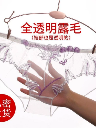 Ультратонкее кружевное летнее сексуальное нижнее белье, дышащие трусы, штаны, большой размер, с вышивкой