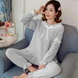 Демисезонная пижама, коралловый бархатный зимний лонгслив, флисовый удерживающий тепло милый фланелевый комплект, домашняя одежда, оверсайз, увеличенная толщина