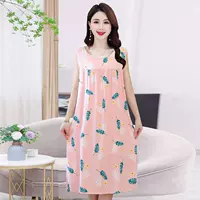 Модный без рукавов [розовые листья] мягкие и поглощающие пот