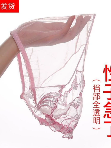 Ультратонкее кружевное летнее сексуальное нижнее белье, дышащие трусы, штаны, большой размер, с вышивкой