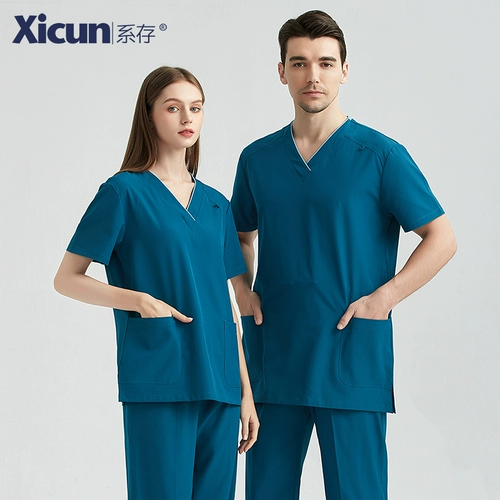 Легкая и тонкая эластичная быстросохнущая униформа врача, комбинезон