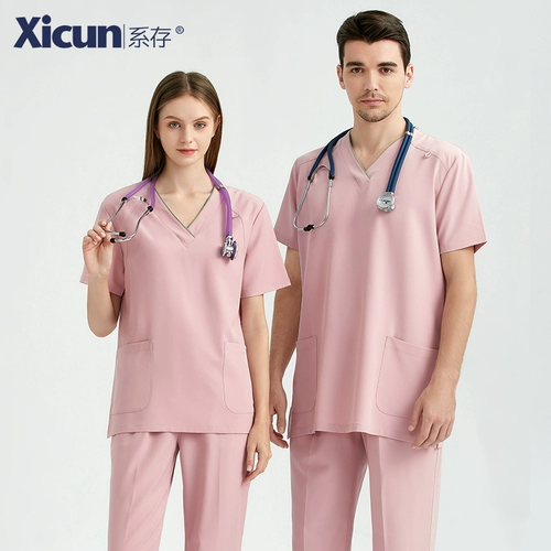 Легкая и тонкая эластичная быстросохнущая униформа врача, комбинезон