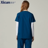 系存 Летняя тонкая униформа врача, лонгслив, комбинезон, короткий рукав