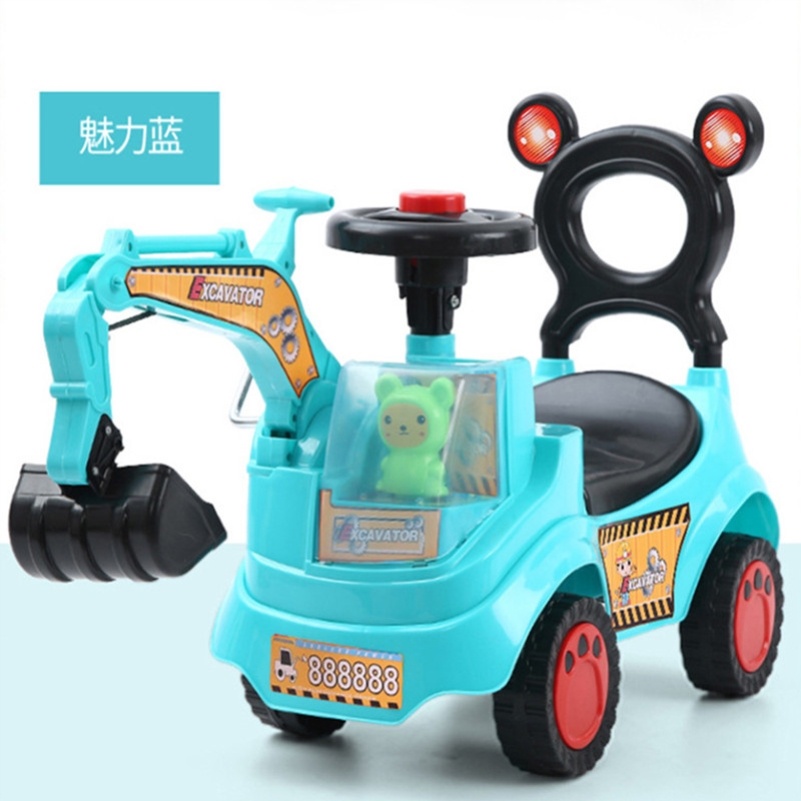 Children's excavators slide wagon can sit people coordinating ability disposable toys small kids dig up dirt I want to buy baby carrier