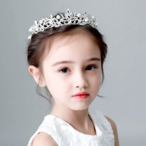 Crown headwear Childrens Princess Han Edition Girls Little King Crown Crystal Boys Performance Playboy Birthday Show Hair Accessories