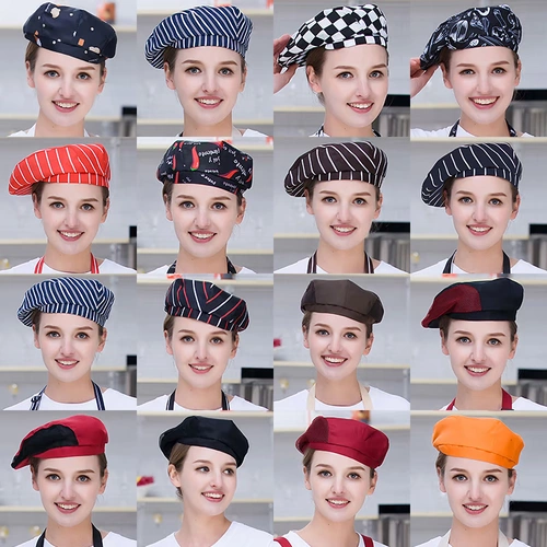 Шляпа шеф -повар мужчина -официант Breda Hat Женская отель кухня Hot Pot Restaurant Fast Restaurant Hape Hat Heproom Hat настройка