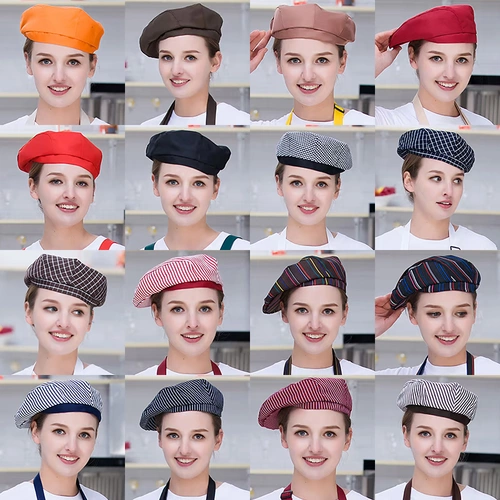 Шляпа шеф -повар мужчина -официант Breda Hat Женская отель кухня Hot Pot Restaurant Fast Restaurant Hape Hat Heproom Hat настройка