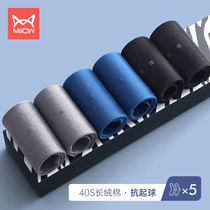 Cat Man Socks Mid-Spring Autumn Season Combed Cotton Pure Cotton Socks Deodorant Black Long Silo Socks Long Socks Male summer