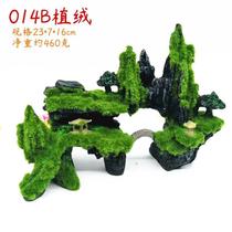 abay fish tank mini tank simulation small rockery aquarium landscaping decoration crafts resin flocking rockery pendulum