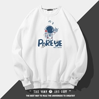 Мультяшная осенняя толстовка, утепленная куртка для школьников, лонгслив, круглый воротник, подходит для подростков