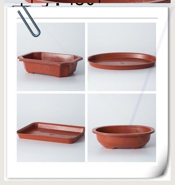 Rectangular flowerpot oval pot base plastic flower POTS base tray was pelvic floor plate plastic tray of circular plate