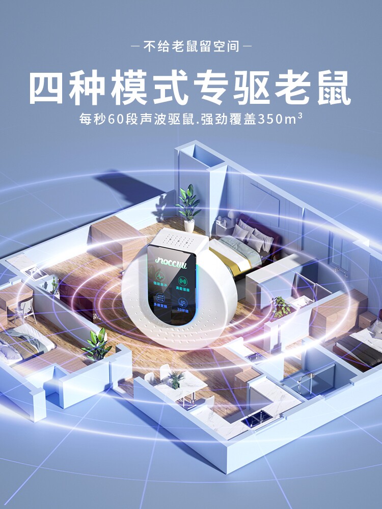 쥐 구충제 유물 2024 새로운 마우스 포수 가정용 초음파 쥐 잡기 및 살해 유물 전자 고양이 초강력
