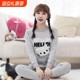 2024新款保暖内衣冬季套装纯棉加绒加厚KT猫秋衣秋裤中大童家居服