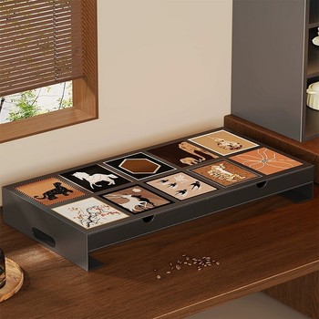 Coffee machine storage rack desktop placement coffee cup storage rack new style storage coffee cup dustproof storage rack