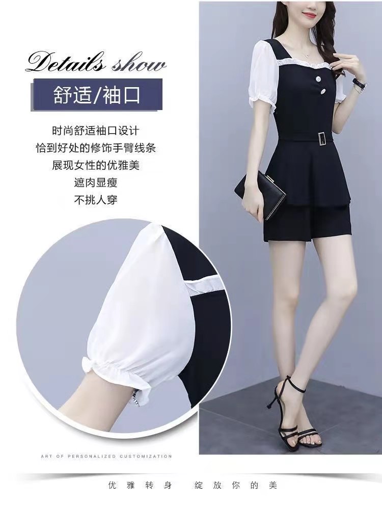 肯珂圣小香风雪纺休闲单件/两件套女
