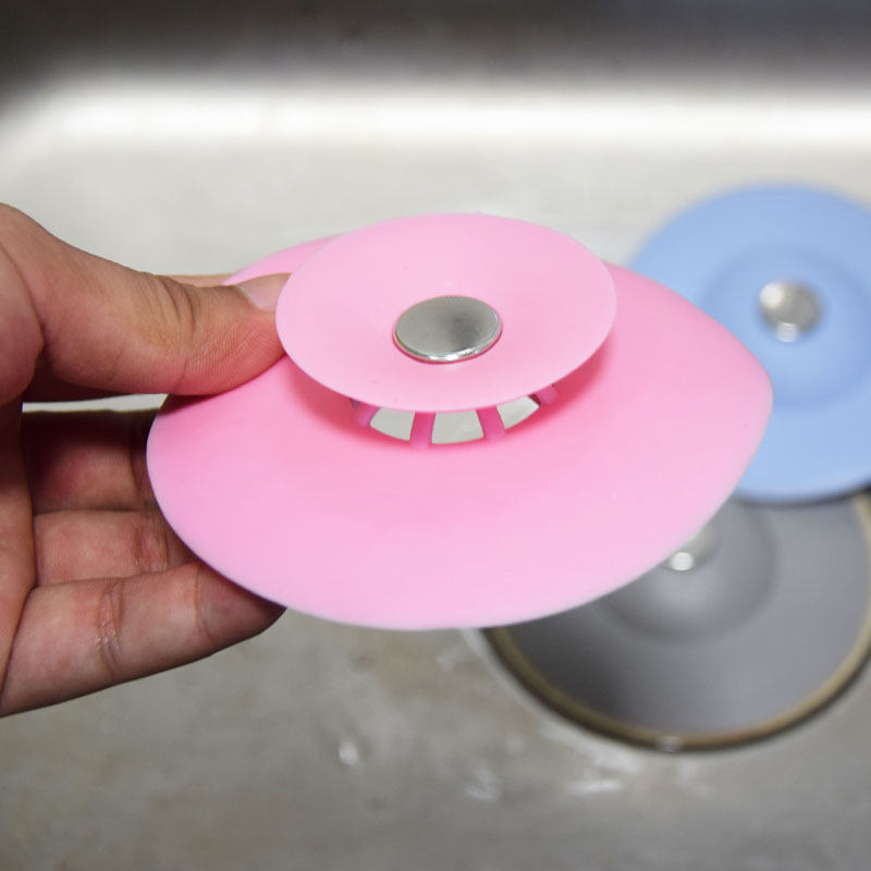 Kitchen Sink Plug Dressing Room Sink Sewer Deodorant Lid Press Pressure Floor Drain Lid Wash Basin Stopper Leak Water
