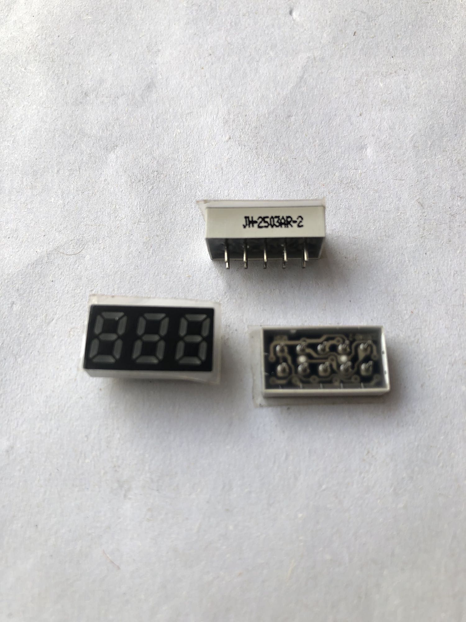 3 8-character glow tubes, red JH-2503AR-2 width and length 8×15MM 10 feet brand new