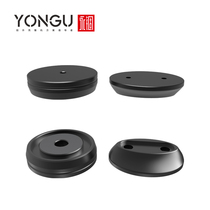 Aluminum Chassis Support Machine Feet Fixed Foundation Anti Slip Shockproof Chassis Foot Mat CNC Aluminum Accessories Customised Machining