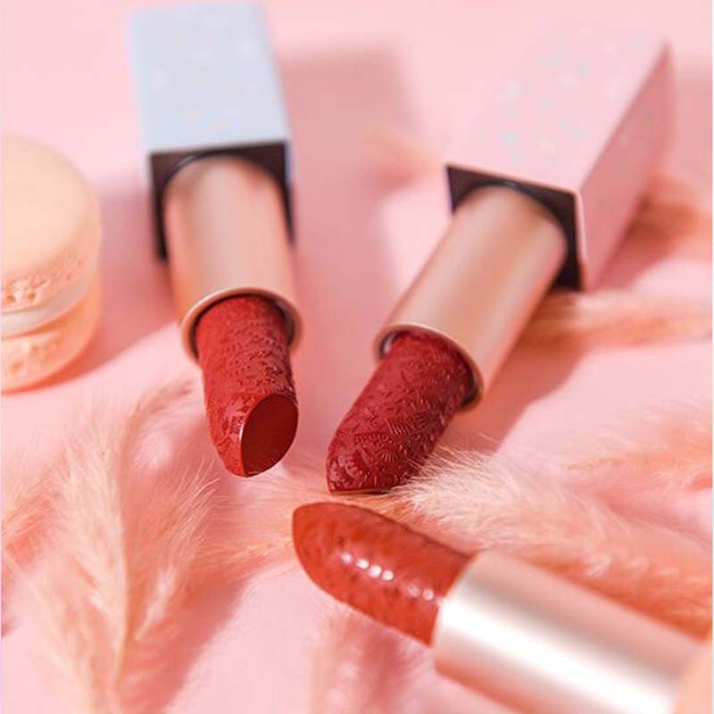 Lipstick Pumpkin Color Dirty Orange Blood Vitality Orange Positive Red Rotten Tomato Color Does Not Fading Not Sticking Cup Not Fading Matte