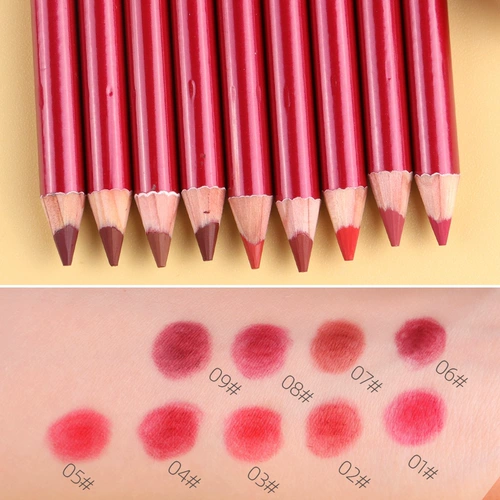 Помада, водонепроницаемый карандаш для губ, полупрозрачная растушевка, долговременный эффект