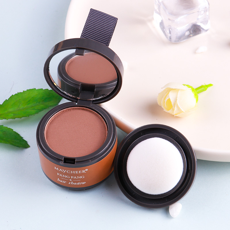 Hairline repair shadow powder modification fill forehead hairline replacement artifact hair seam to cover nose shadow silhouette girl