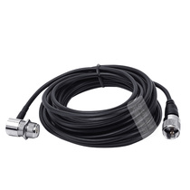 Car radio clamp edge line walkie-talkie car Station feeder 50-3 vehicle station antenna lead 5 meters connection feeder