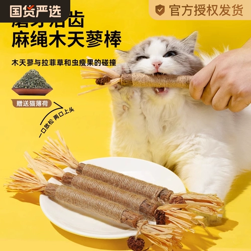 Прорезыватель, мятная игрушка для правильного прикуса, избавление от скуки, кот