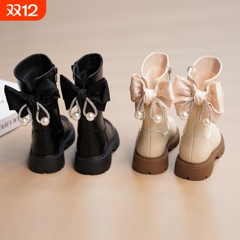 Girls boots mid-calf boots martin boots baby boots