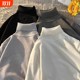 Sweater men's turtleneck 2025 autumn o winter new Hong Kong style long-sleeved knitted bottoming shirt solid color pullover couple versatile