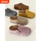 Gogoback 5cm height-enhancing Birken half-slippers for women round toe versatile casual lazy people pedaling toe slippers