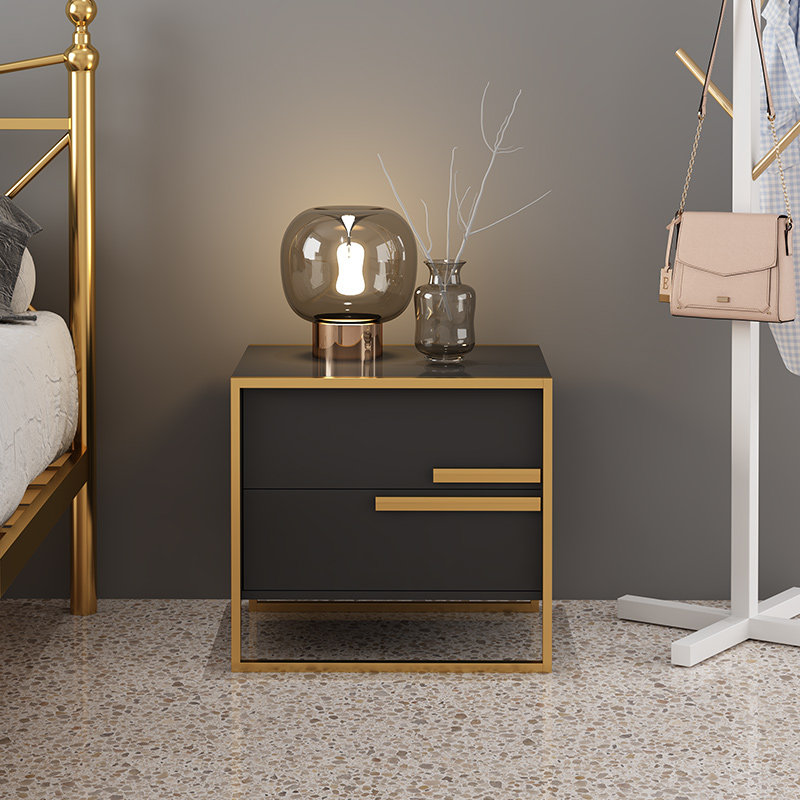 Nordic headboard light extravagant cabinet Bedroom minimalist modern bedside cabinet Living room sofa edge a few storage shelves