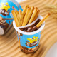 Star Joy Chocolate Cup Dipping Sauce Finger Biscuits Long Bar Chocolate Bar Cup Bucket Children (Cocoa Butter Substitute)