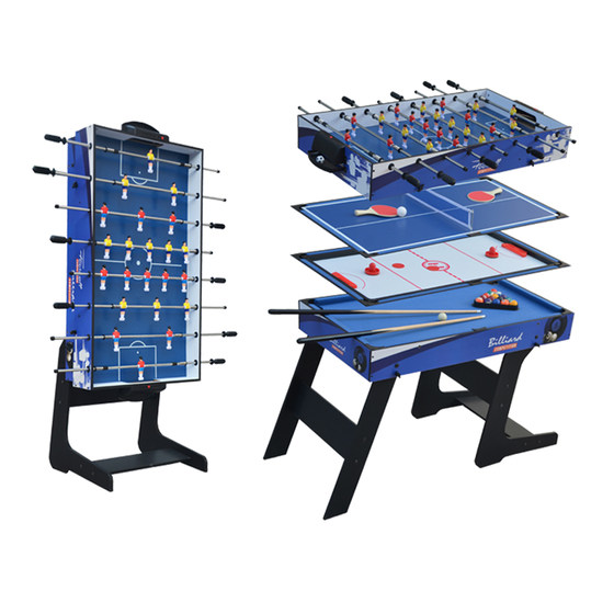 Multifunctional billiard table football ice hockey machine home table tennis foldable multifunctional game