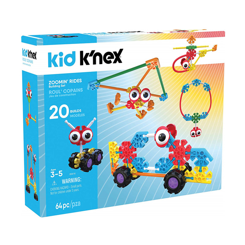 KNEX Coles Children's Puzzle plug block snowflake toy 85616 eye cart bean bean bean