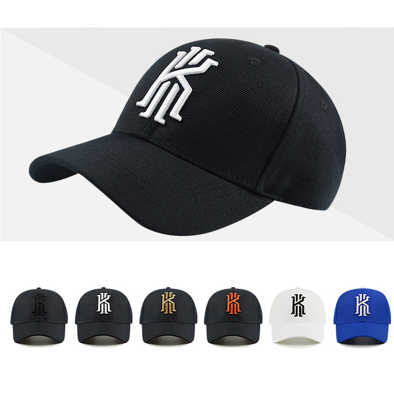 Hat men's trendy summer peaked cap personality trendy brand baseball cap color blue and white youth cool hard top foreign trade hat