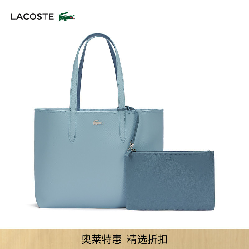 Lacoste French Crocodile Women's Fashionable and Versatile Reversible Shoulder Tote Bag | Nf2142Aa