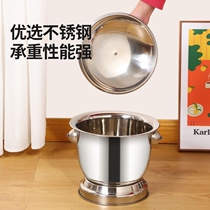 304 stainless steel adult covered small tall spittoon for the elderly infants pregnant women household toilet seat urine bucket
