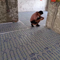 Special floor heating for floor tiles no manual installation quick installation heating material double conductor alloy wire cable each room is heated independently